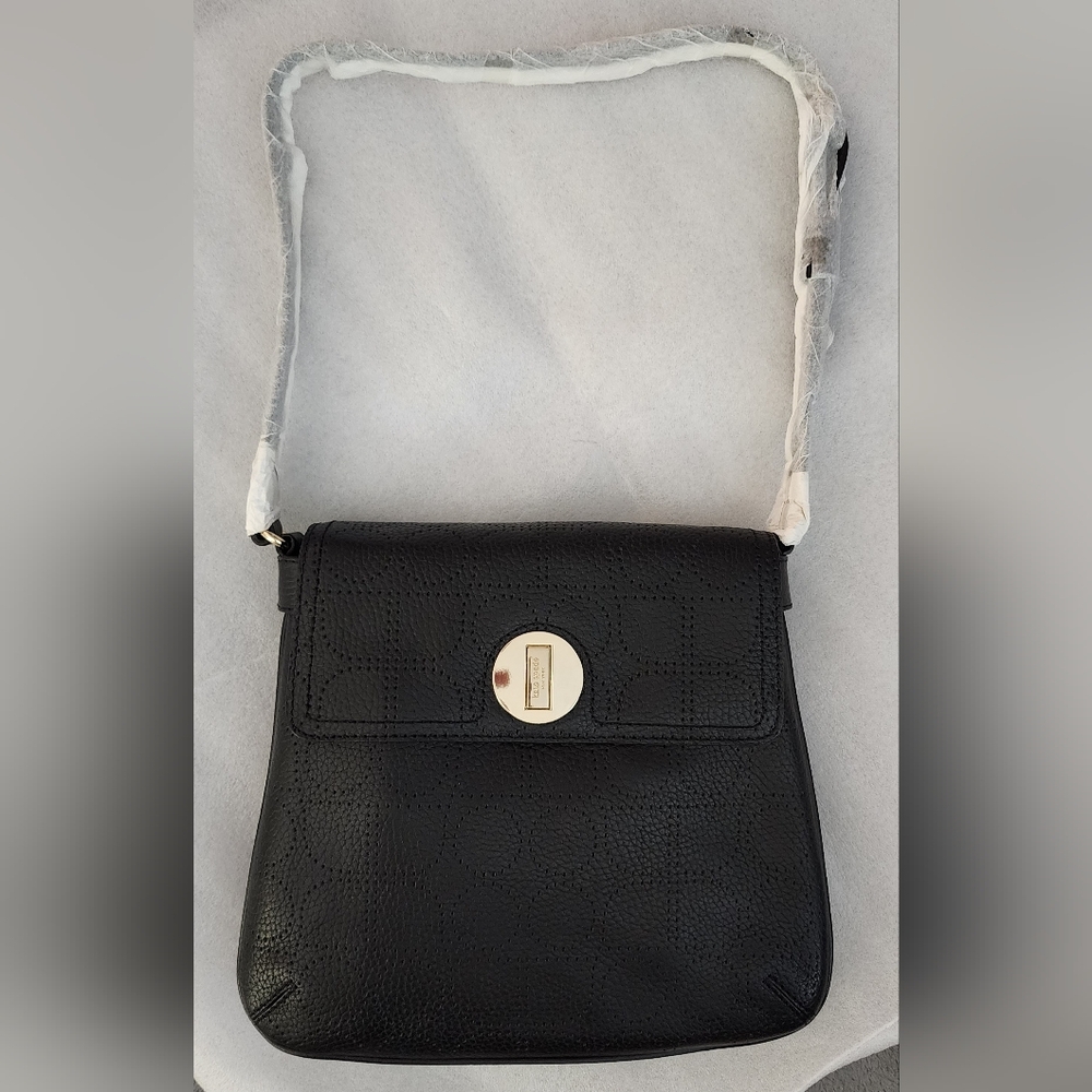 Kate Spade York Street Noel "Double Vanessa" Shoulder Bag in Black